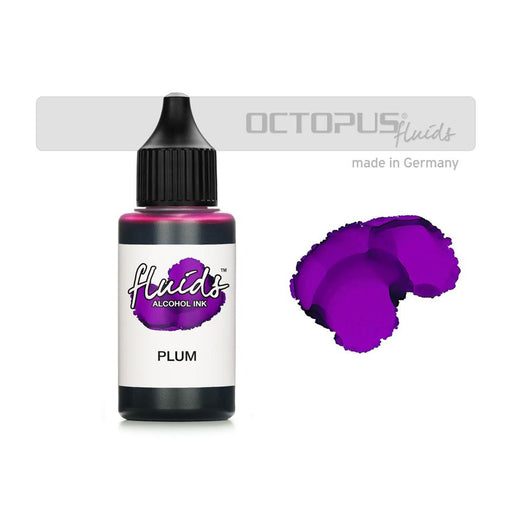 Octopus Alcohol Ink 30ml - Plum Violet, Fast-Drying Color_1