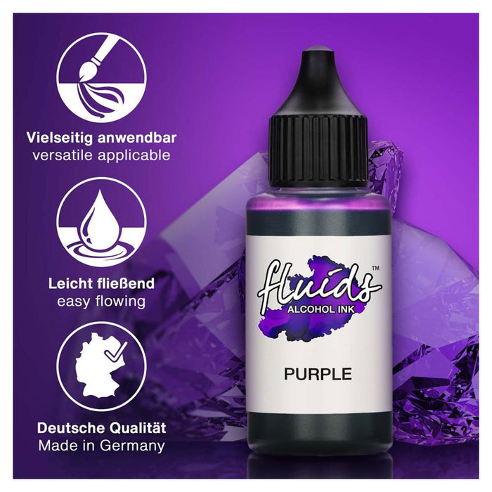 Octopus Alcohol Ink 30ml - Purple Violet OCTOAIVT025_3