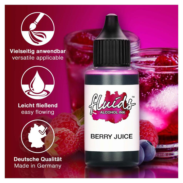 Octopus Alcohol Ink Berry Juice Violet 30ml OCTOAIVT075_3