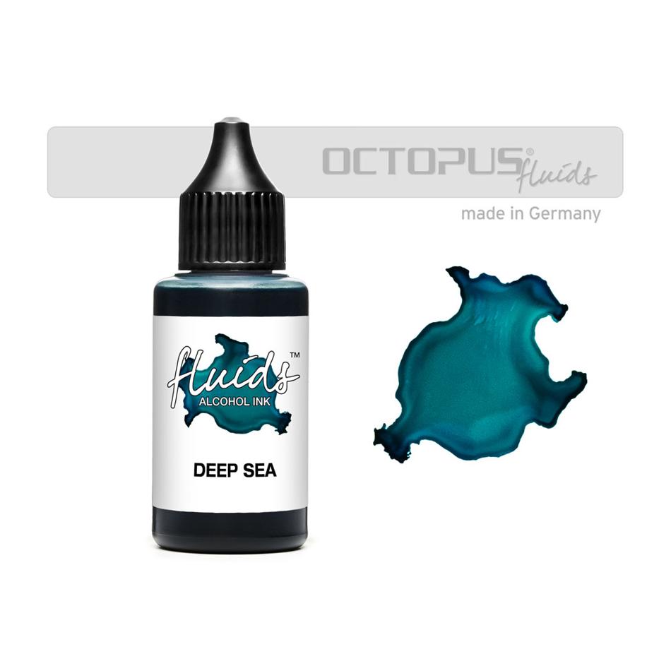 Alcohol Ink Deep Sea Blue - Octopus 30ml — Marston Moor