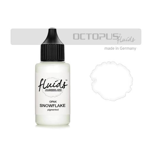 Octopus Alcohol Ink Opak Snowflake White 30ml OCTOAIWH010_1