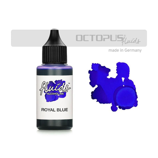 Octopus Alcohol Ink Royal Blue 30ml - Fast-Drying Fluid Paint_1