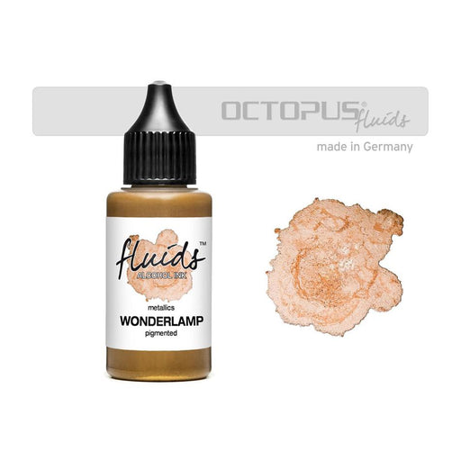 Octopus Alcohol Ink Wonderlamp Gold 30ml - Fast-Drying Color_1