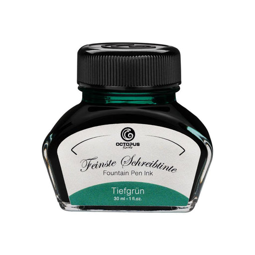 Octopus Deep Green Fountain Pen Ink 30ml OCTOFP13_1