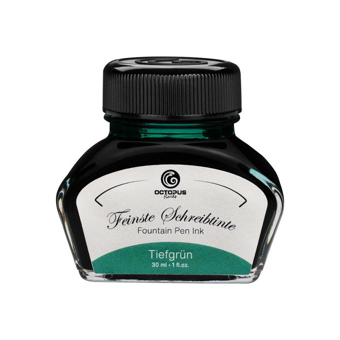 Octopus Deep Green Fountain Pen Ink 30ml OCTOFP13_1