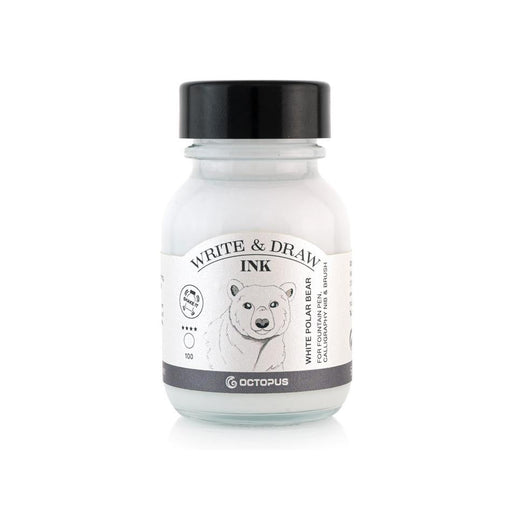 Octopus Fluids 50ml Write & Draw Ink - White Polar Bear_1