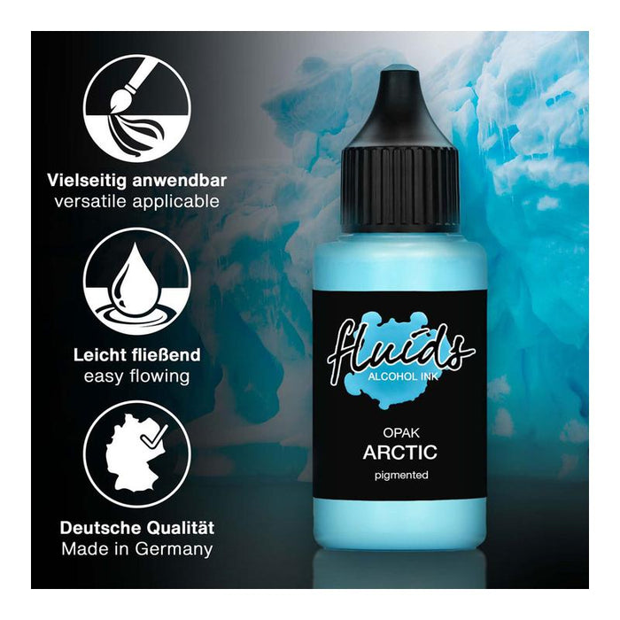 Octopus Fluids Alcohol Ink Opak Arctic Blue 30ml OCTOAIPBL075_3