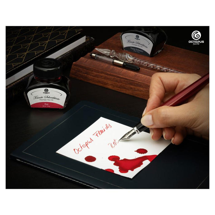 Octopus Fluids Fountain Pen Ink Red 30ml OCTOFP05_3