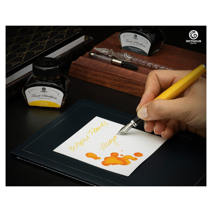 Octopus Fluids Mango Fountain Pen Ink 30ml OCTOFP61_3