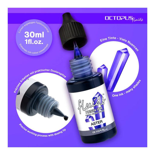 Octopus Fluids Resin Ink Aster Violet 30ml OCTORIVT100_2