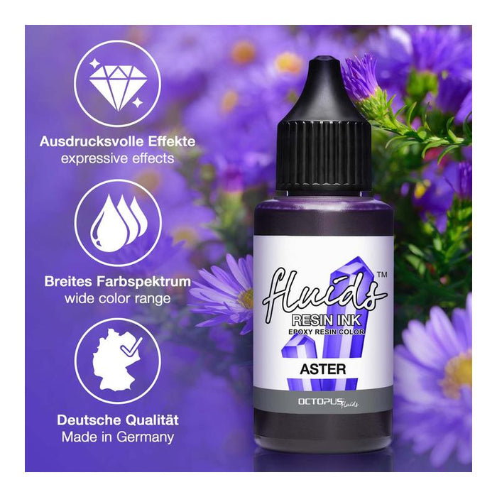 Octopus Fluids Resin Ink Aster Violet 30ml OCTORIVT100_3