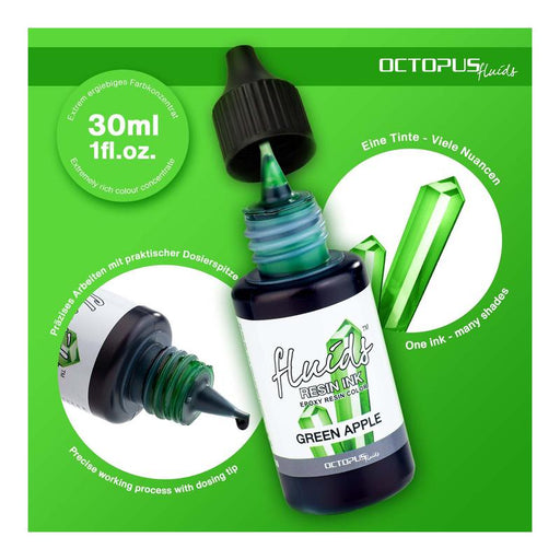 Octopus Fluids Resin Ink Green Apple 30ml OCTORIGN100_2