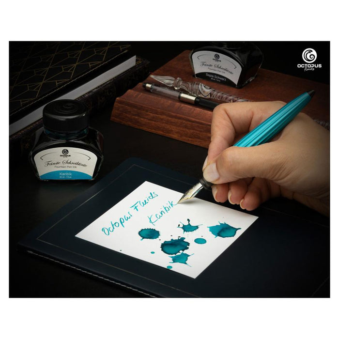 Octopus Fountain Pen Ink 30ml Caribbean (Karibik)_3
