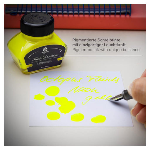 Octopus Highlighter Ink Neon Yellow 30ml OCTONEYEL_2