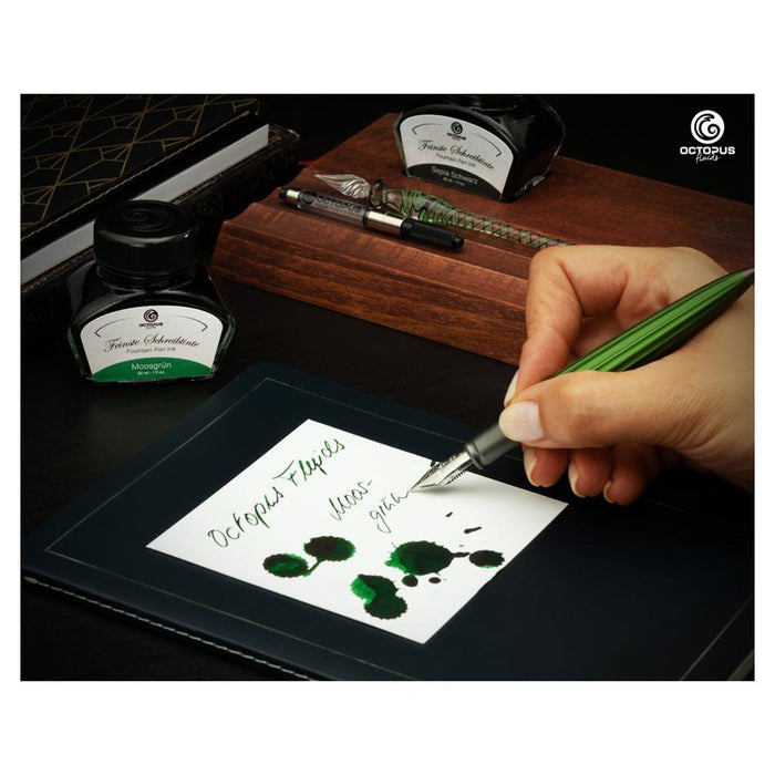 Octopus Moss Green Fountain Pen Ink 30ml OCTOFP47_3