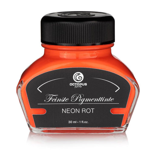 Octopus Neon Red Highlighter Ink 30ml Fluorescent Ink_1