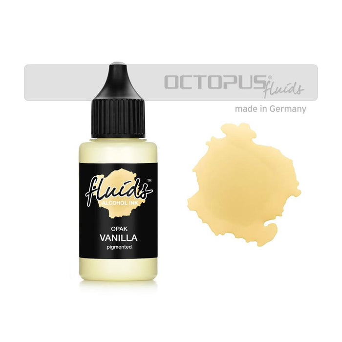 Octopus OPAK Alcohol Ink Vanilla Yellow 30ml_1