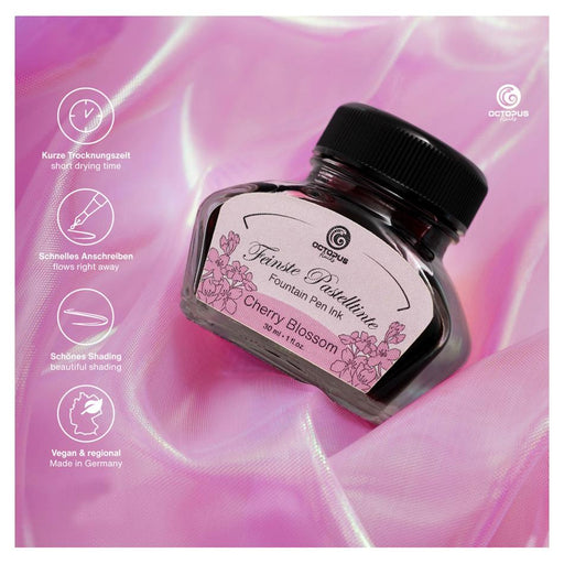 Octopus Pastel Cherry Blossom Fountain Pen Ink 30ml_2