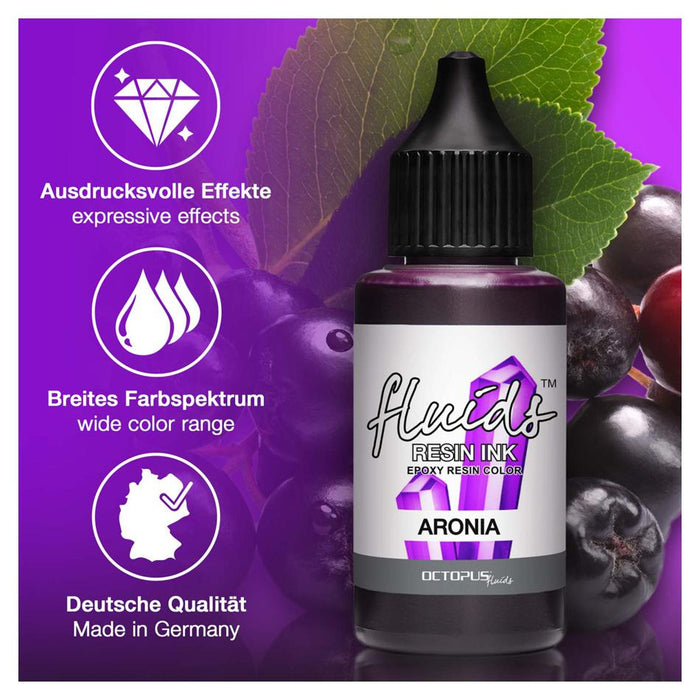 Octopus Resin Ink 30ml - Aronia Violet OCTORIVT050_3