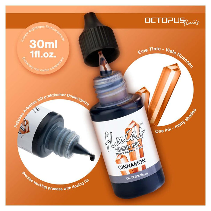Octopus Resin Ink 30ml - Cinnamon Brown OCTORIBR025_2