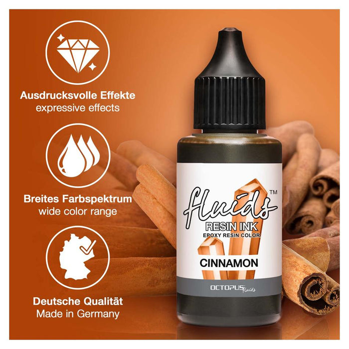 Octopus Resin Ink 30ml - Cinnamon Brown OCTORIBR025_3