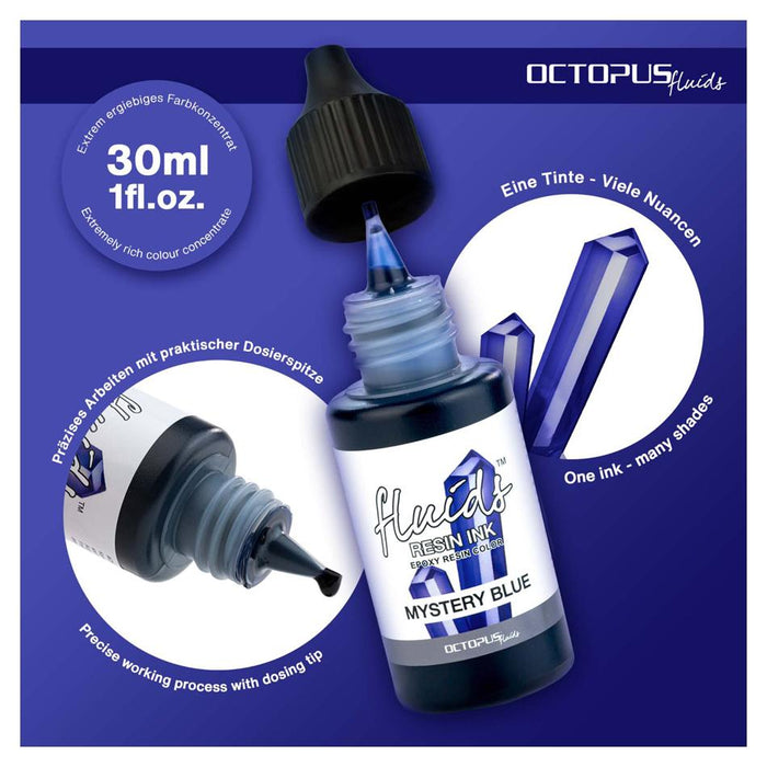 Octopus Resin Ink 30ml - Mystery Blue OCTORIBL150_2