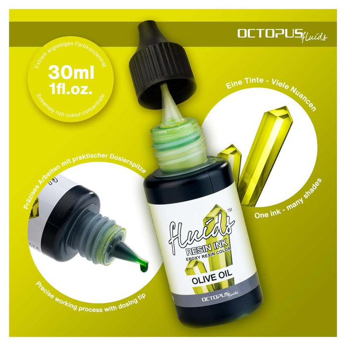 Octopus Resin Ink 30ml - Olive Oil Green OCTORIGN050_2