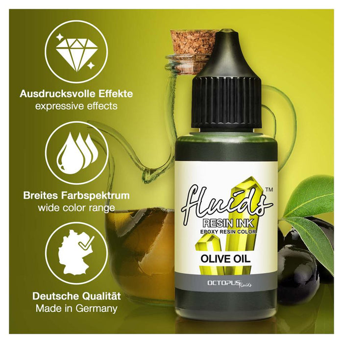 Octopus Resin Ink 30ml - Olive Oil Green OCTORIGN050_3