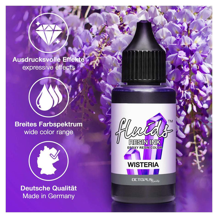 Octopus Resin Ink 30ml - Wisteria Violet, Fast-Drying Color_3