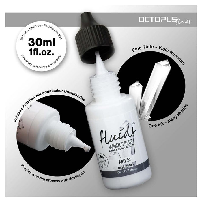 Octopus Resin Ink Milk White 30ml for Petri Dish Art_2