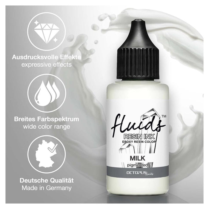 Octopus Resin Ink Milk White 30ml for Petri Dish Art_3