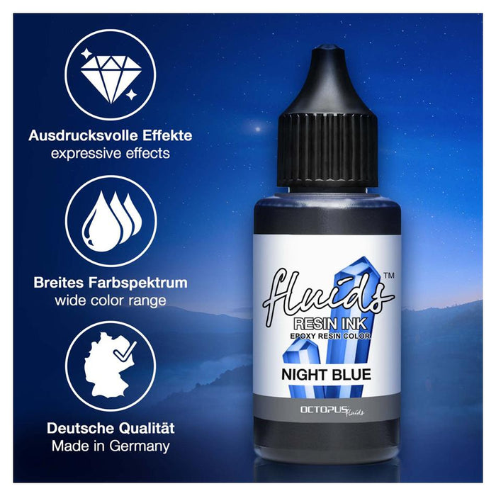 Octopus Resin Ink Night Blue 30ml OCTORIBL025_3