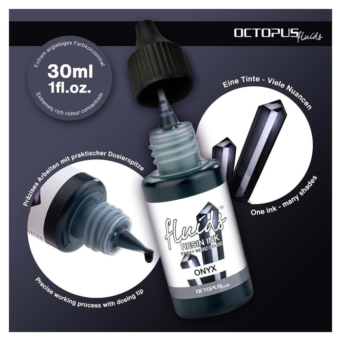 Octopus Resin Ink Onyx Black 30ml OCTORIBK010_2