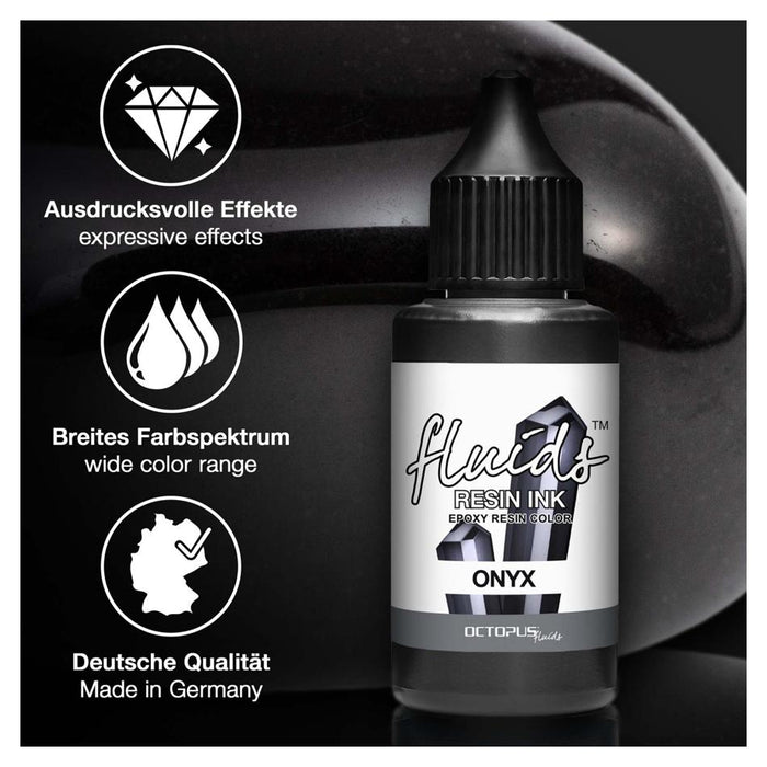 Octopus Resin Ink Onyx Black 30ml OCTORIBK010_3