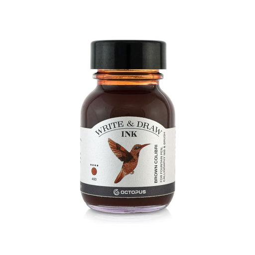 Octopus Write & Draw Ink 480ml Brown Colibri - Waterproof_1