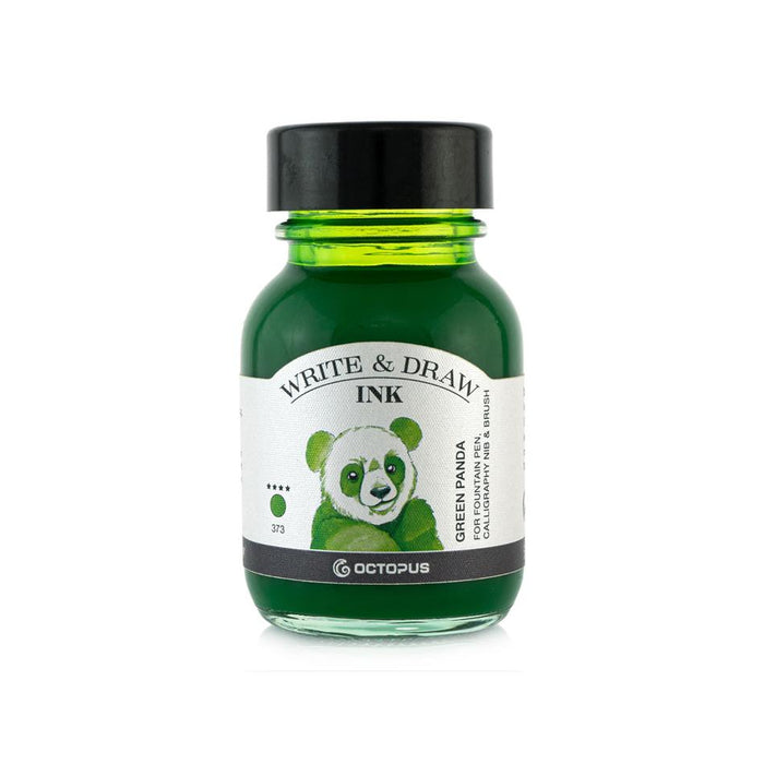 Octopus Write & Draw Ink 50ml Green Panda Smudge-Proof_1