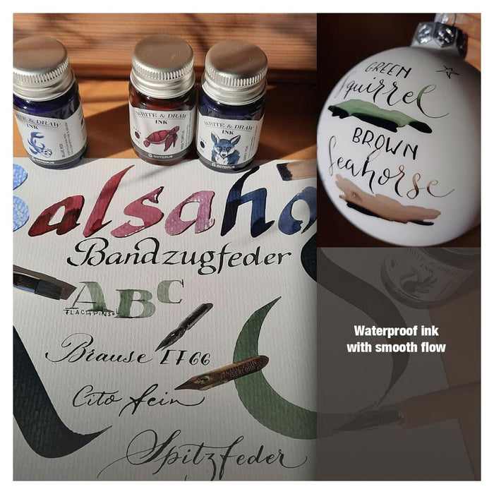 Octopus Write & Draw Ink 50ml Green Panda Smudge-Proof_4