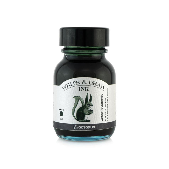 Octopus Write & Draw Ink 50ml Green Squirrel 553_1