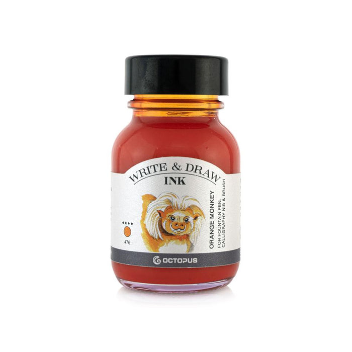 Octopus Write & Draw Ink 50ml - Orange Monkey 476_1