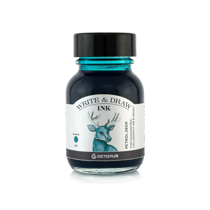 Octopus Write & Draw Ink 50ml - Petrol Deer 467_1