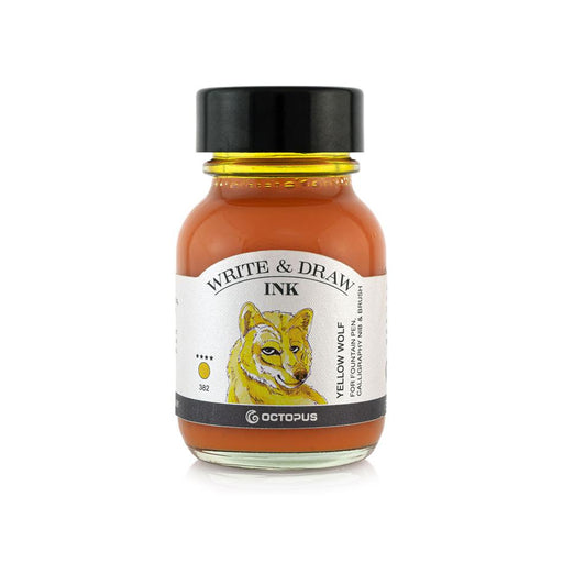 Octopus Write & Draw Ink 50ml - Yellow Wolf 382_1