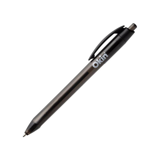 Okin Ballpoint Retractable Pen Triangular Black IBPTRIBLK_1