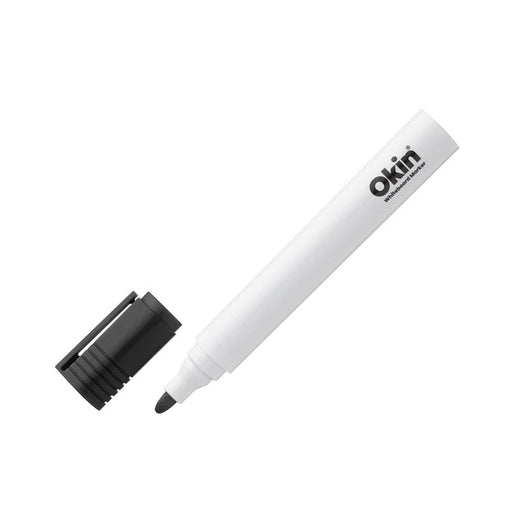 Okin Bullet Tip Black Whiteboard Marker 3.0mm IWMBLK_1