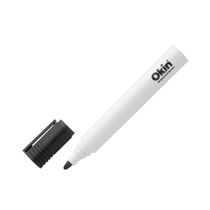 Okin Bullet Tip Black Whiteboard Marker 3.0mm IWMBLK_1