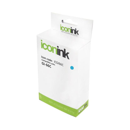 Okin Icon Compatible Canon GI66 Cyan Ink Bottle ICGI66C_1
