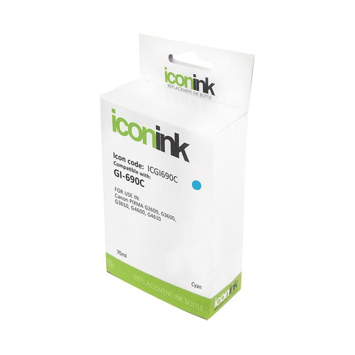 Okin Icon Compatible Canon GI690 Cyan Ink Bottle ICGI690C_1