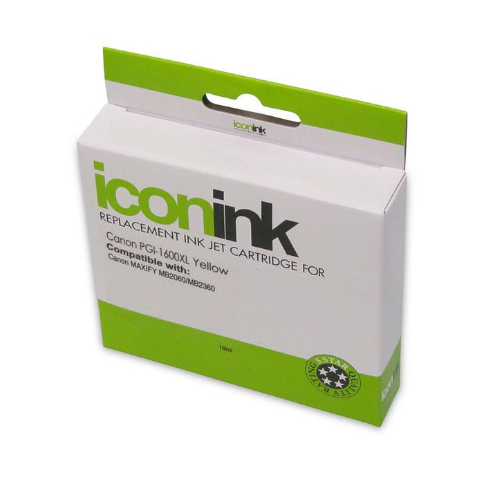 Okin Icon Compatible Canon PGI1600XL Yellow Ink Cartridge ICPGI1600XLY_1