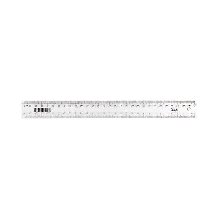 Okin Icon Ruler Clear Narrow 30cm IRULER02_1