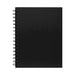 Okin Icon Spiral Notebook A5 Hard Cover Black 200 pg ISNBHC001_1