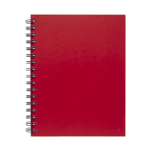 Okin Icon Spiral Notebook A5 Hard Cover Red 200 pg ISNBHC002_1